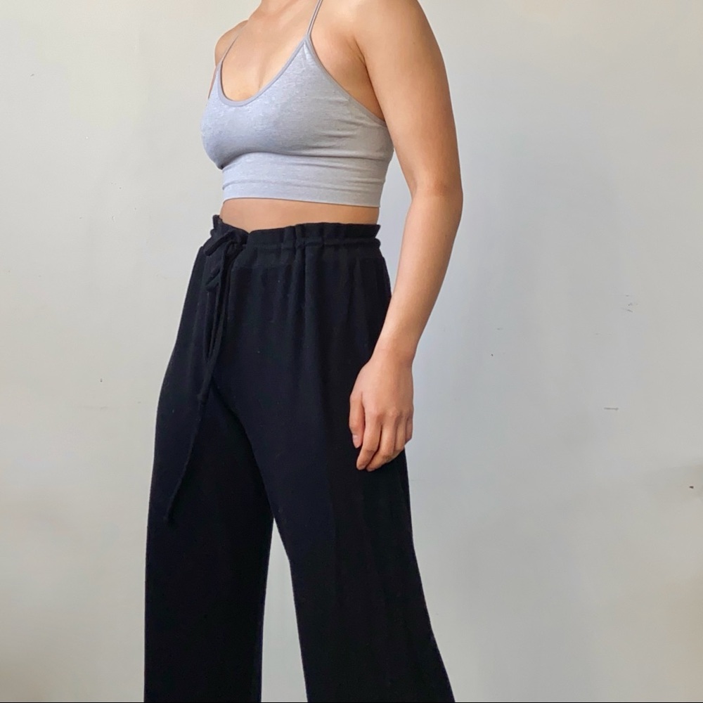 ❌SOLD❌Black Wide Leg Trousers/Pants - Picture 2 of 6